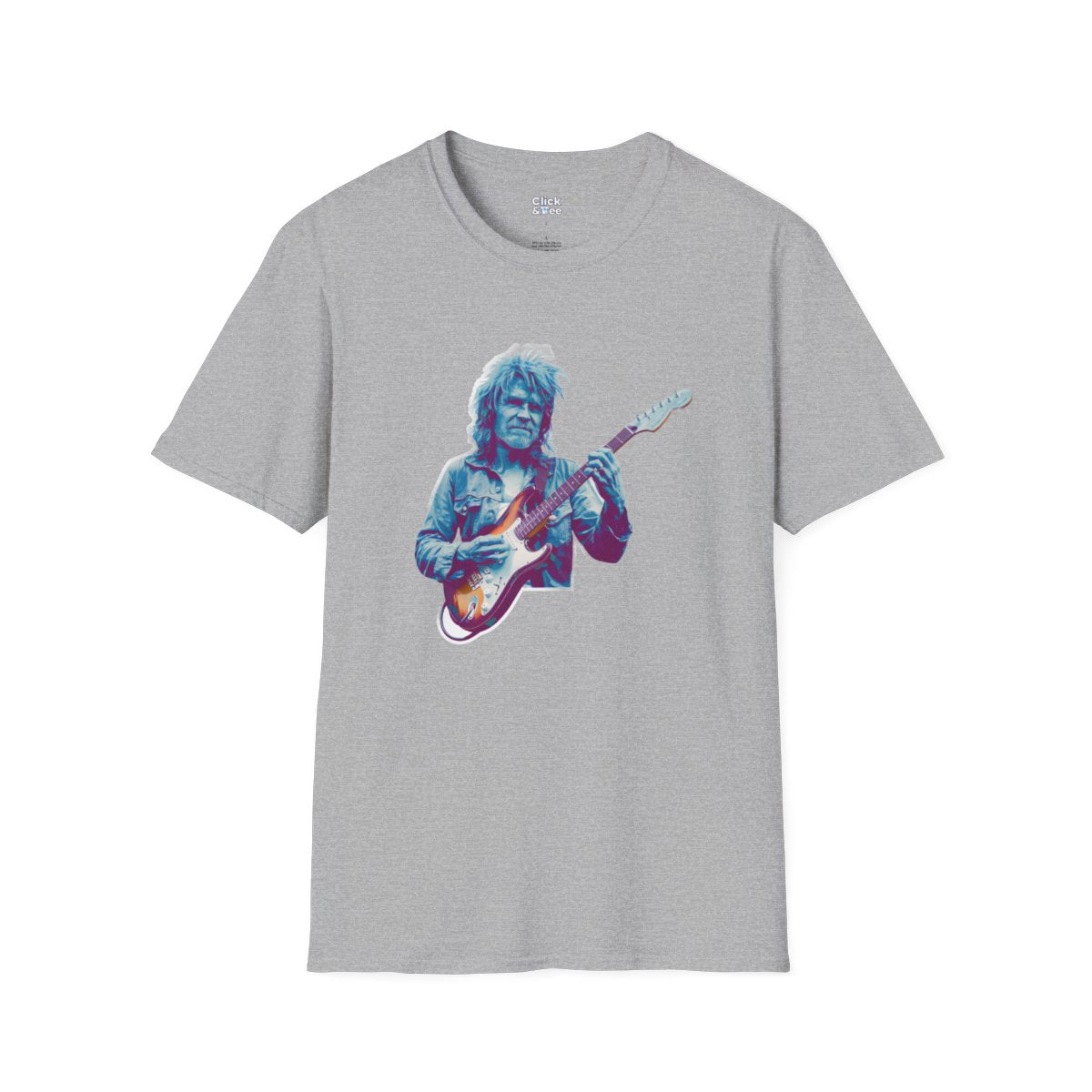 PsychadelicGuitar player Unique T-Shirt Image 2