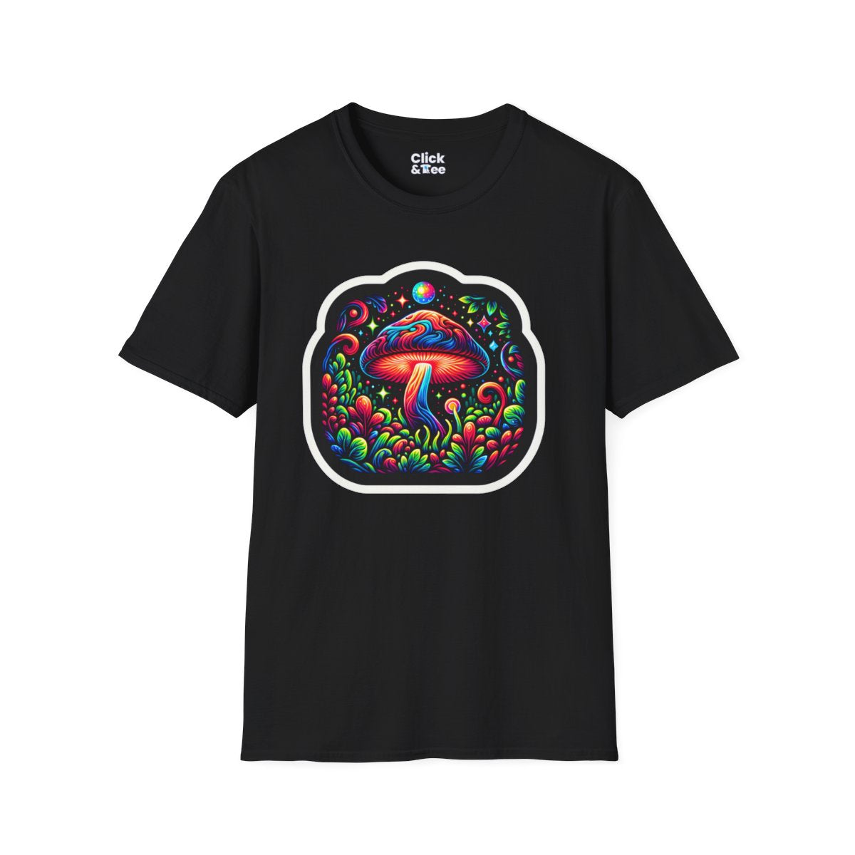 PsychadelicMushroom Unique T-Shirt Image 3