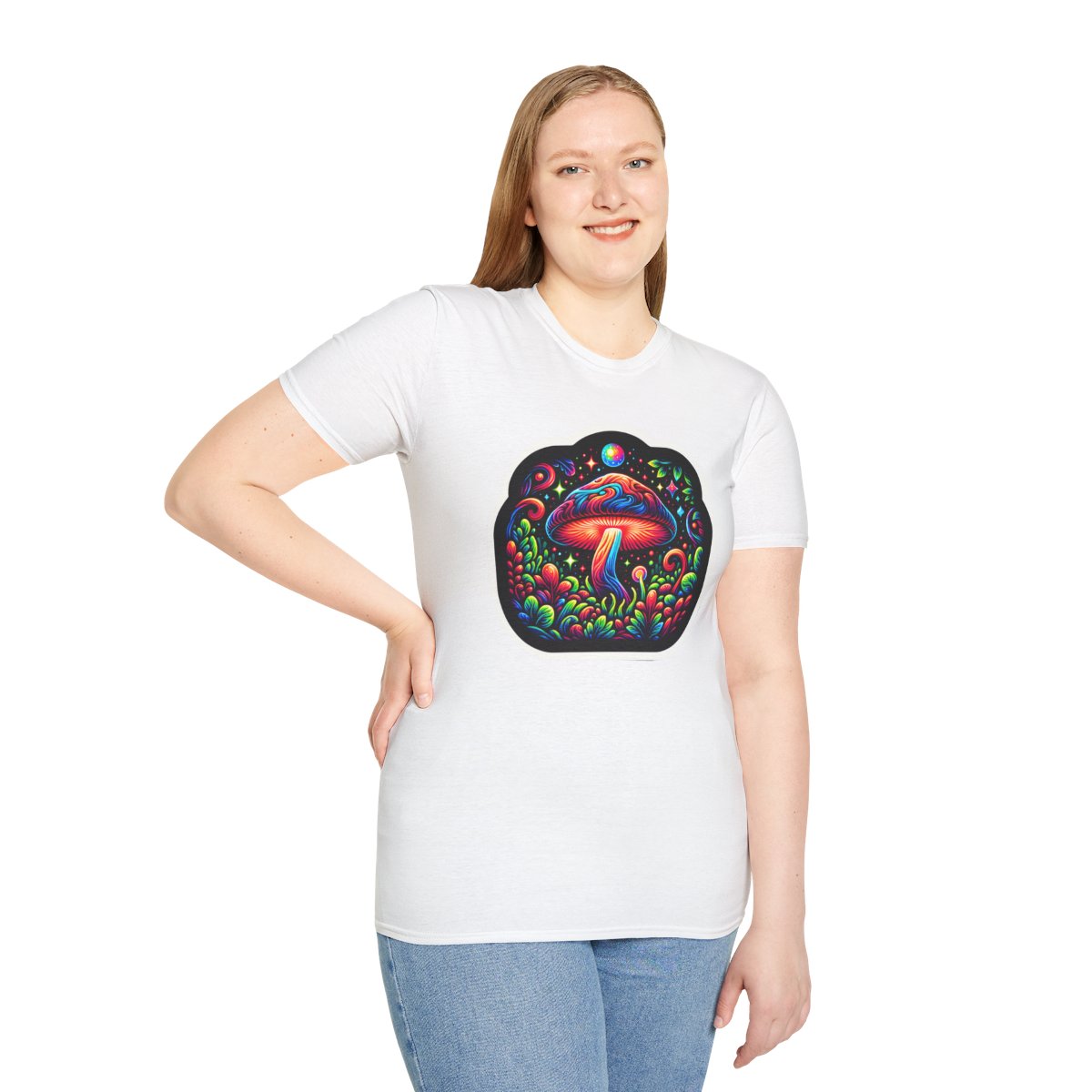 PsychadelicMushroom Unique T-Shirt Image 2