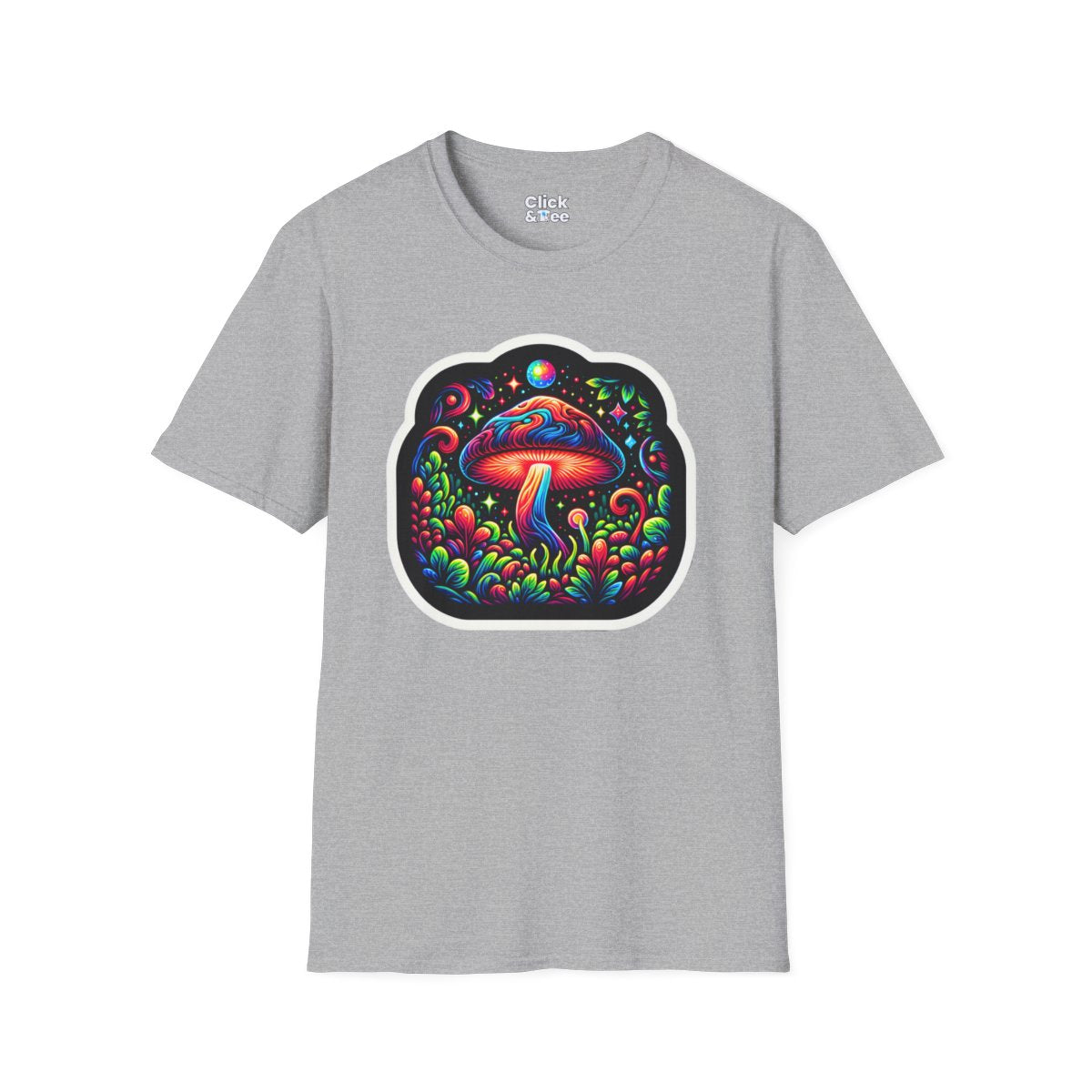 PsychadelicMushroom Unique T-Shirt Image 8