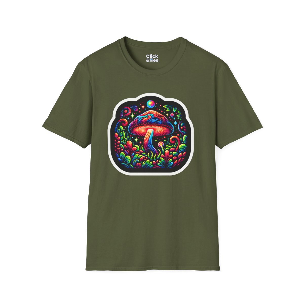 PsychadelicMushroom Unique T-Shirt Image 11