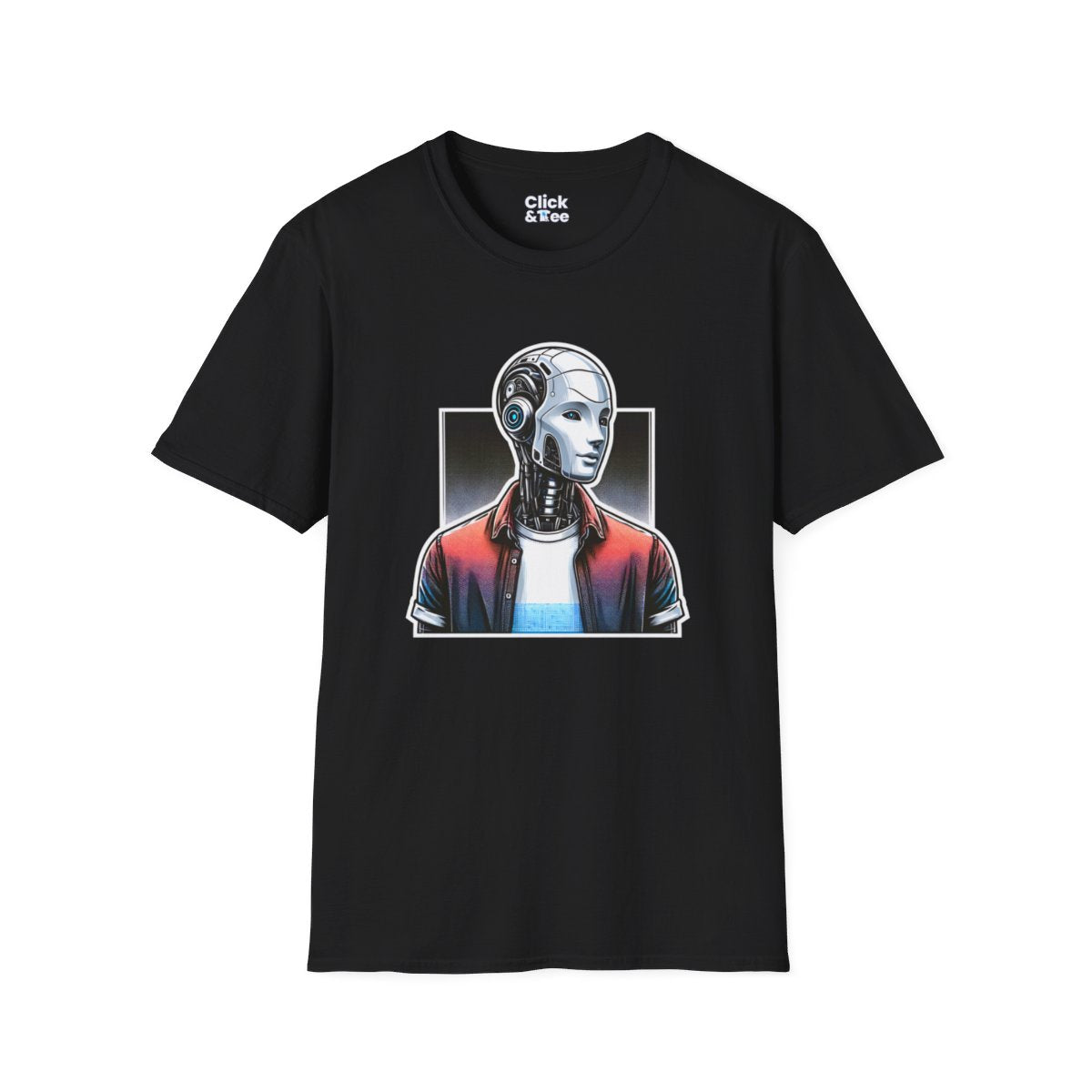 Kids RealisticHumanoid AI Robot T-Shirt Image 8