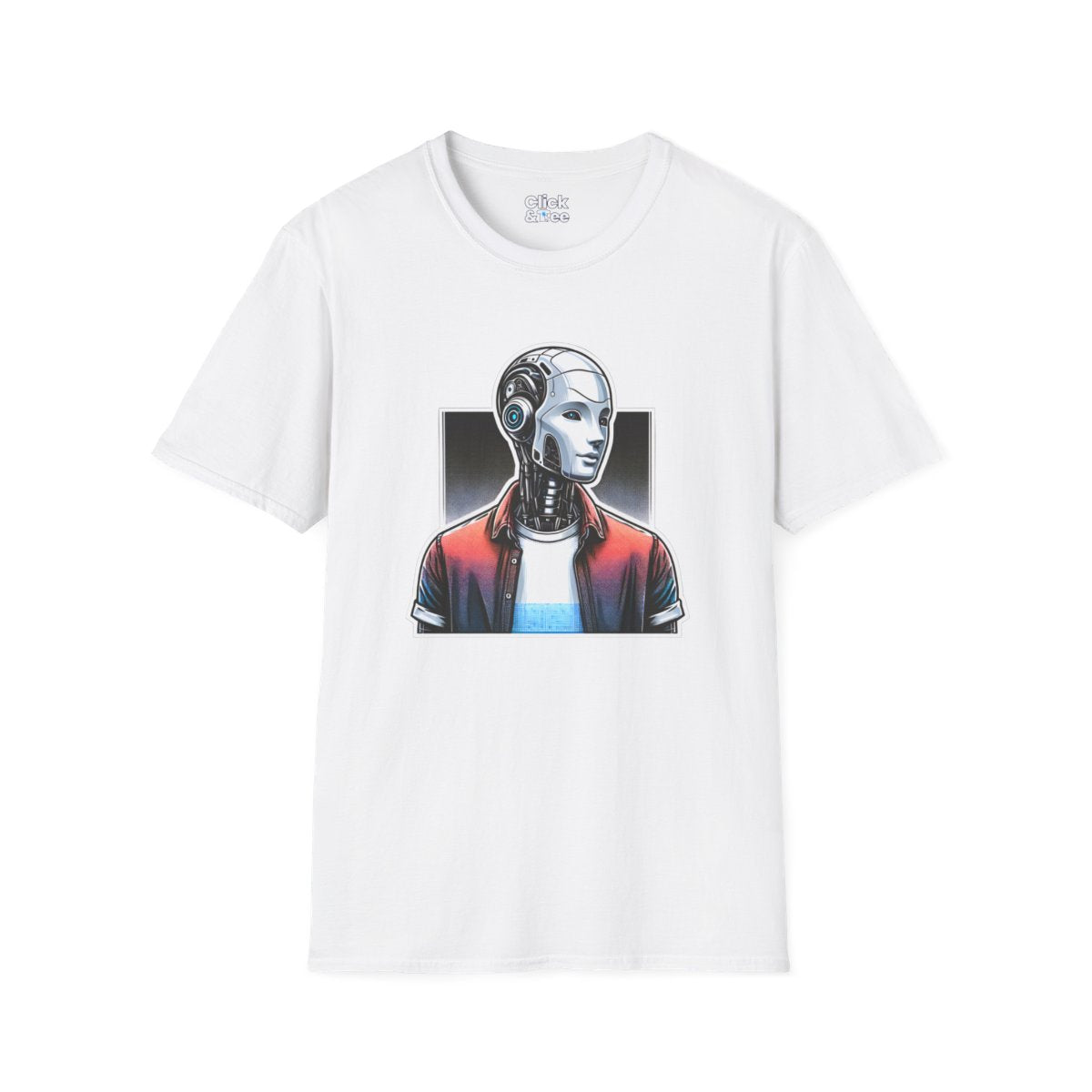Kids RealisticHumanoid AI Robot T-Shirt Image 2