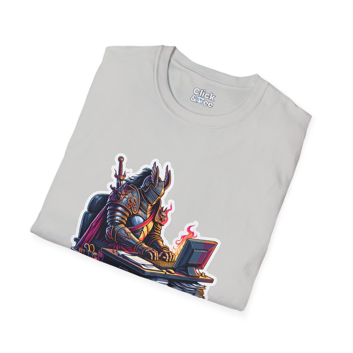 RealisticKnight Unique T-Shirt Image 1