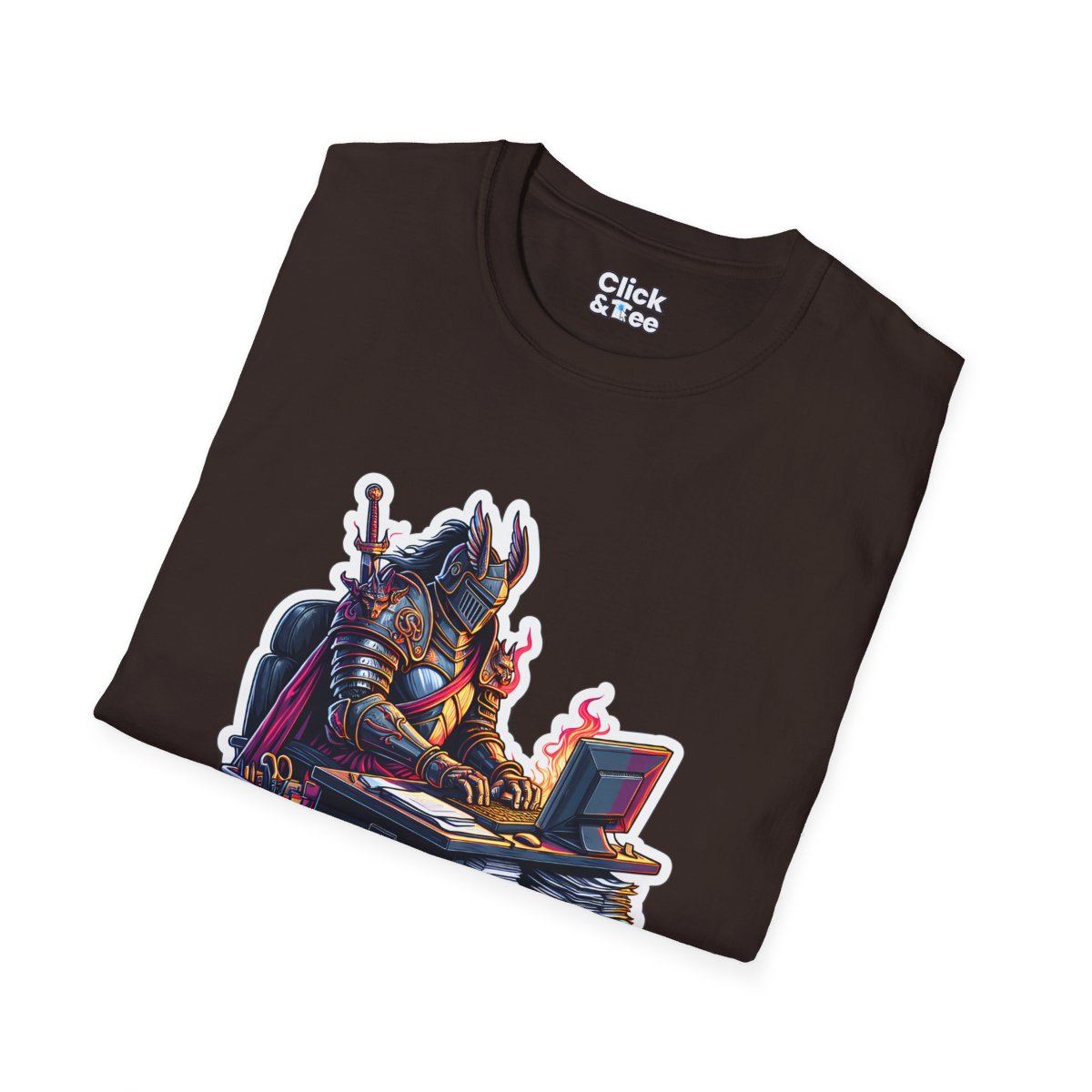 RealisticKnight Unique T-Shirt Image 1