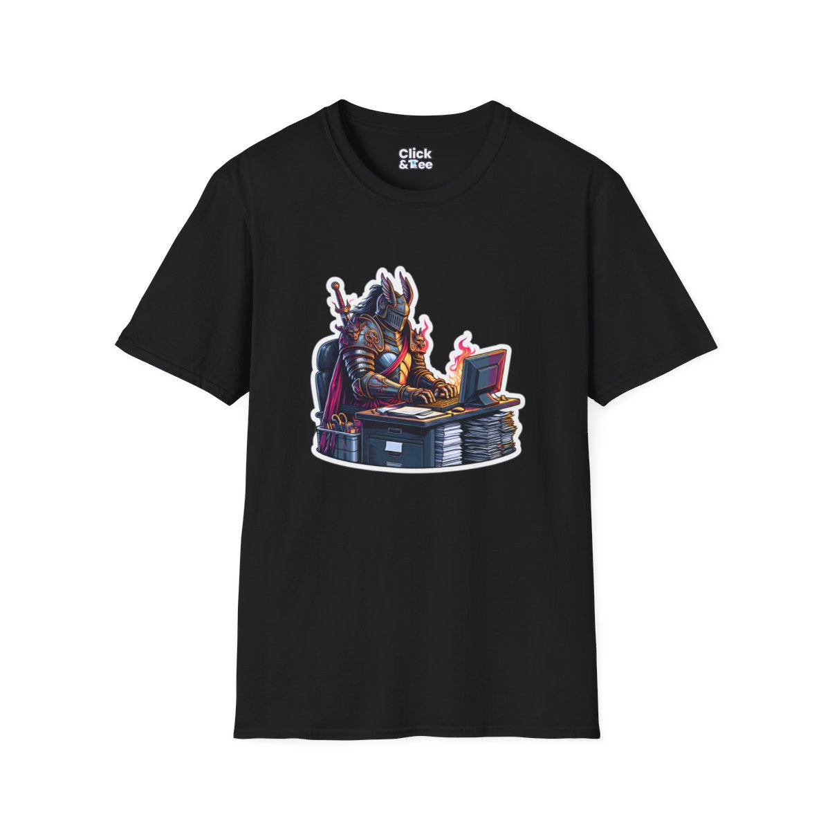 RealisticKnight Unique T-Shirt Image 3
