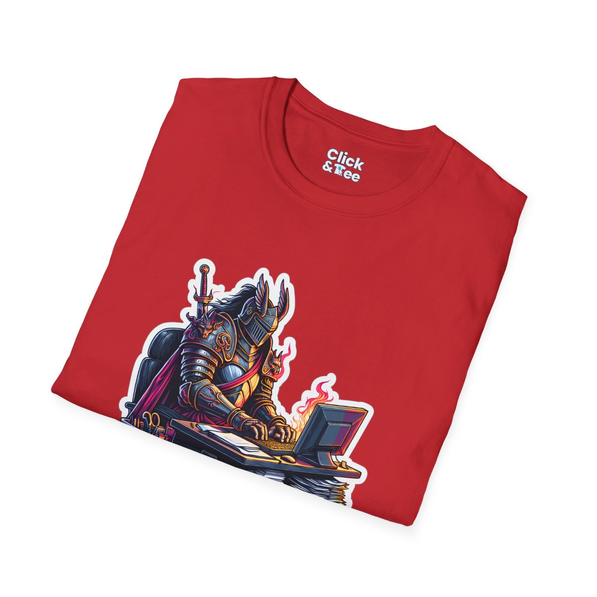RealisticKnight Unique T-Shirt Image 1