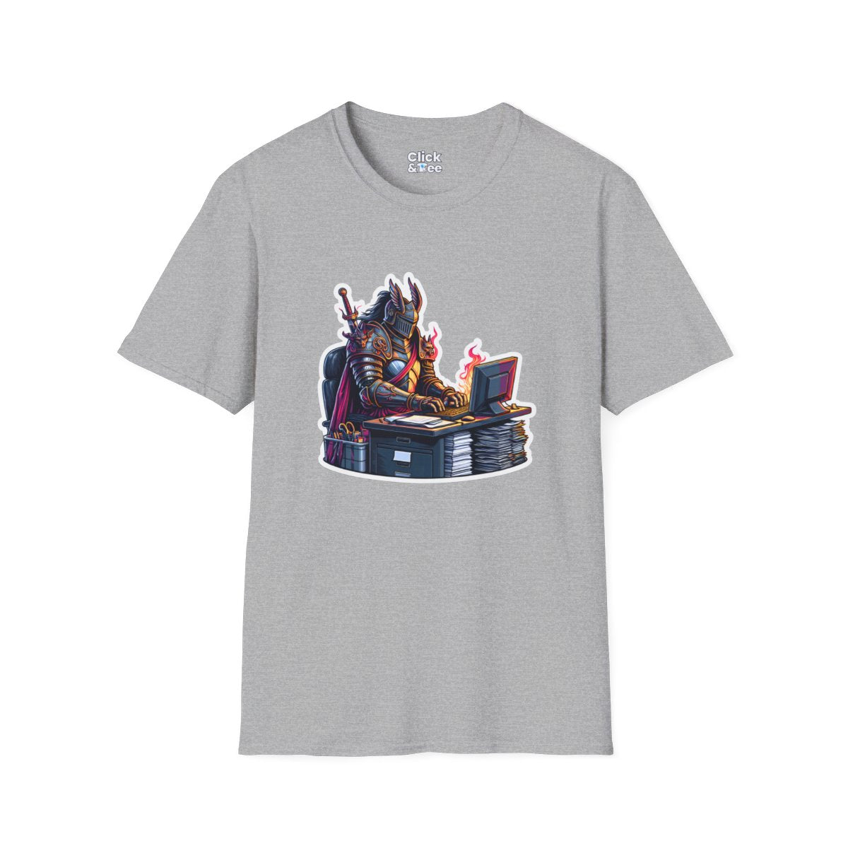 RealisticKnight Unique T-Shirt Image 2