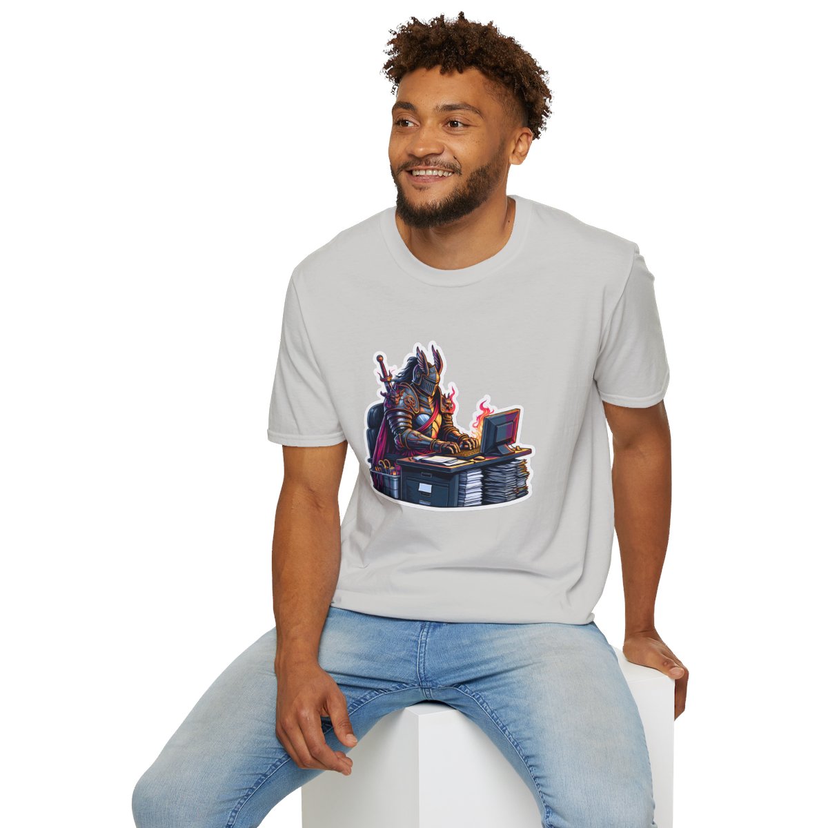 RealisticKnight Unique T-Shirt Image 7