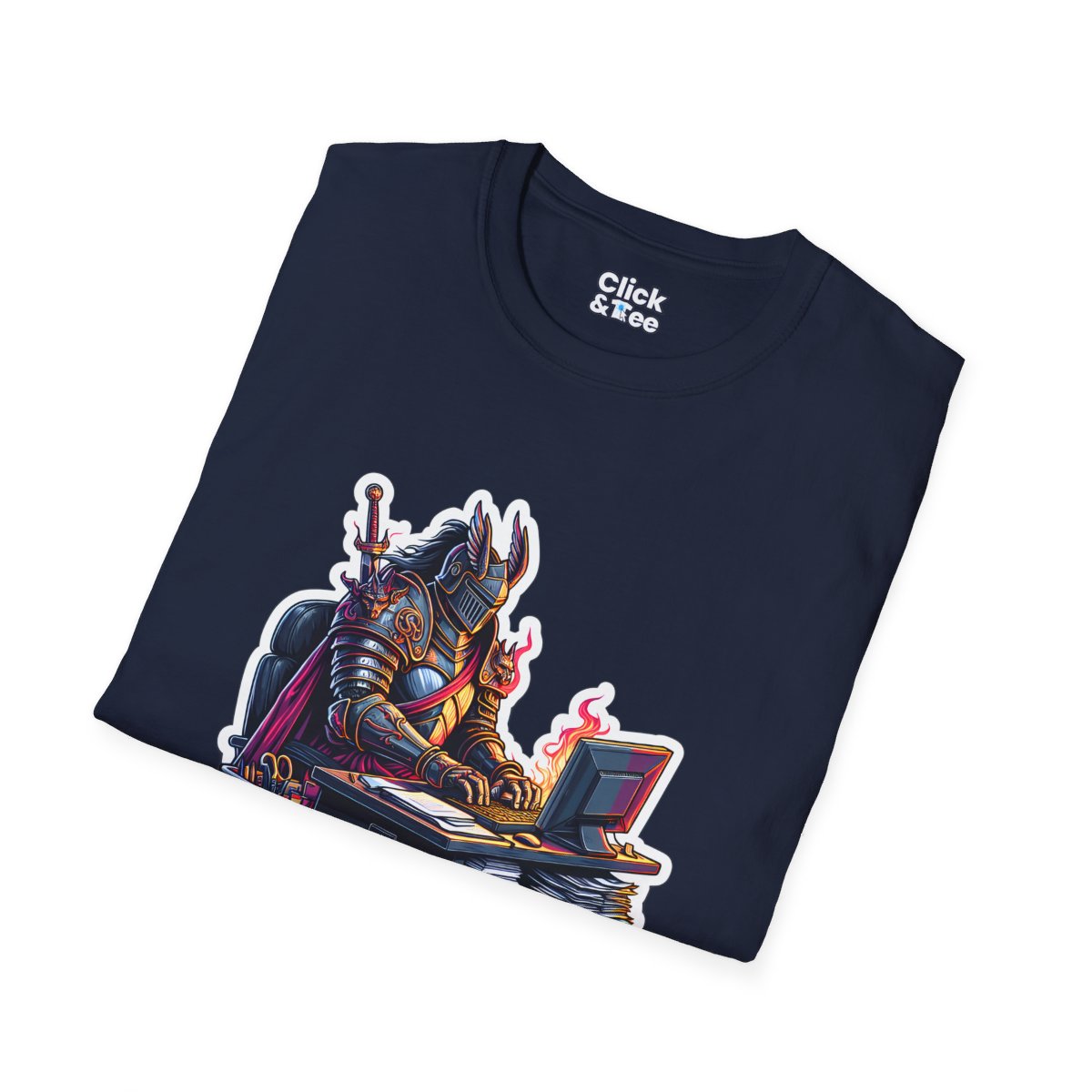 RealisticKnight Unique T-Shirt Image 1