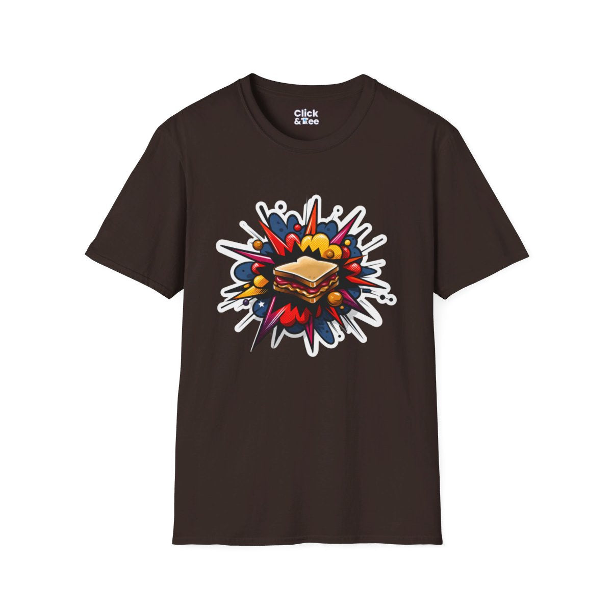 RealisticPeanut Butter and Jelly Sandwhich Unique T-Shirt Image 10