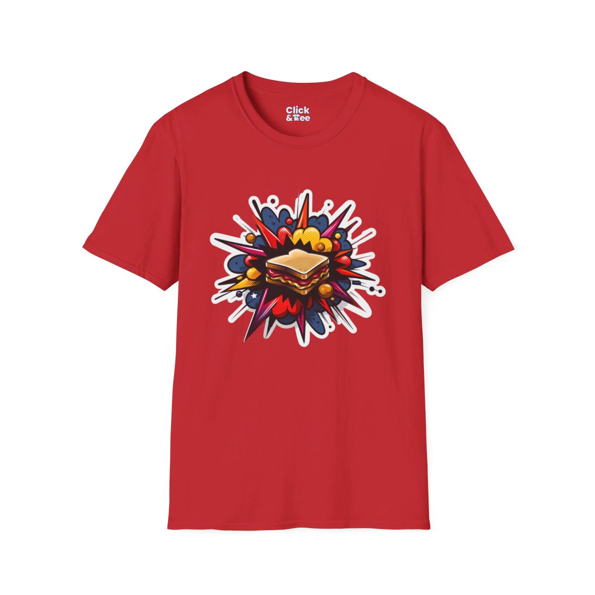RealisticPeanut Butter and Jelly Sandwhich Unique T-Shirt Image 20