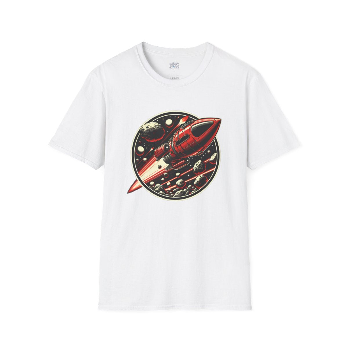RealisticRocketship Tee Image 6