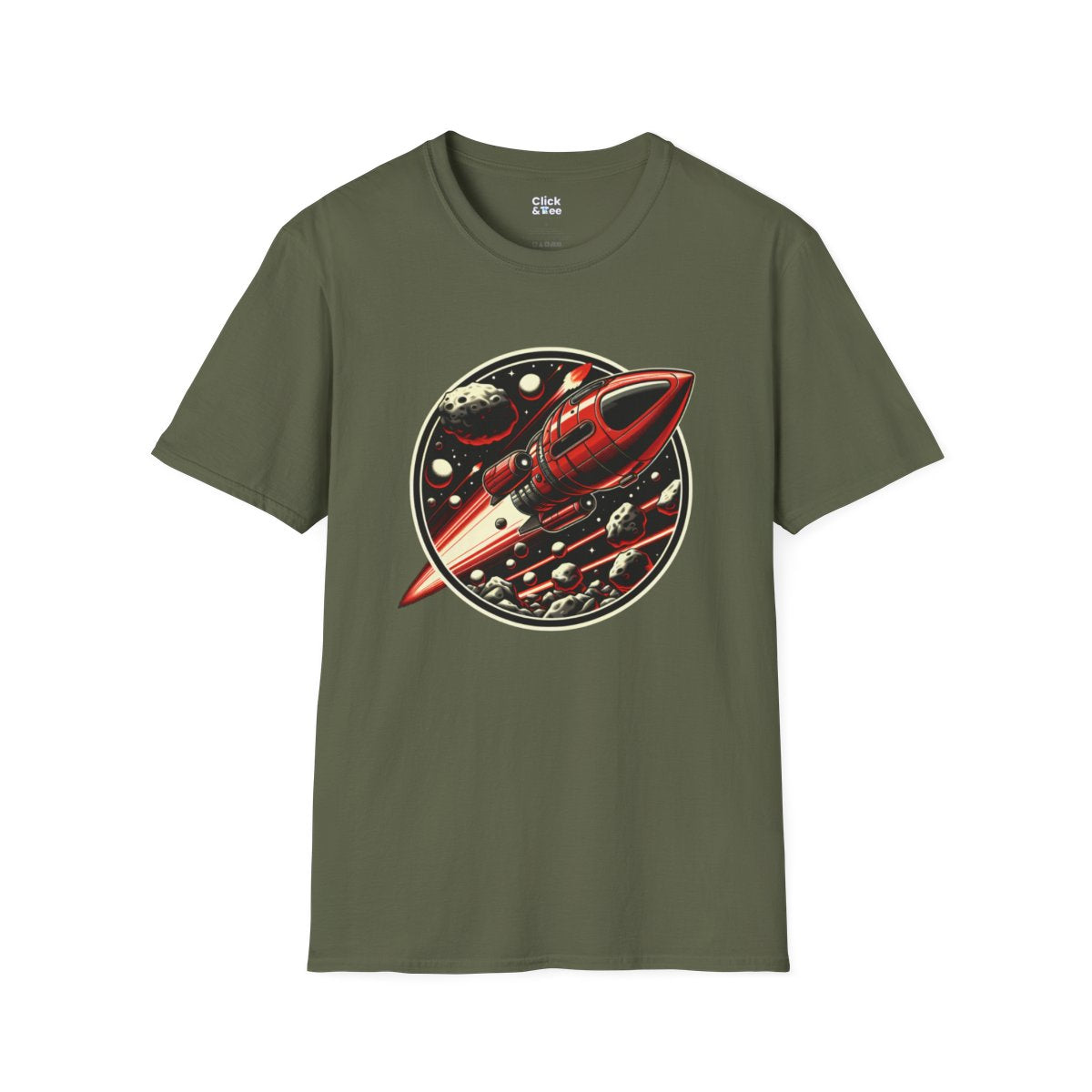 RealisticRocketship Unique T-Shirt Image 11