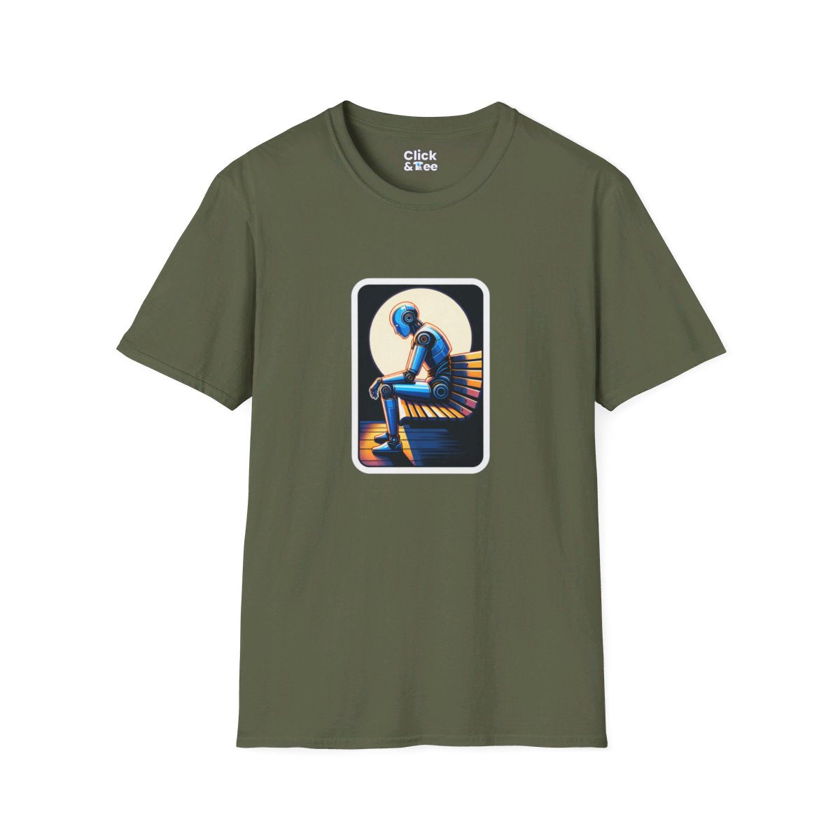 RealisticHumanoid AI Robot Unique T-Shirt Image 11