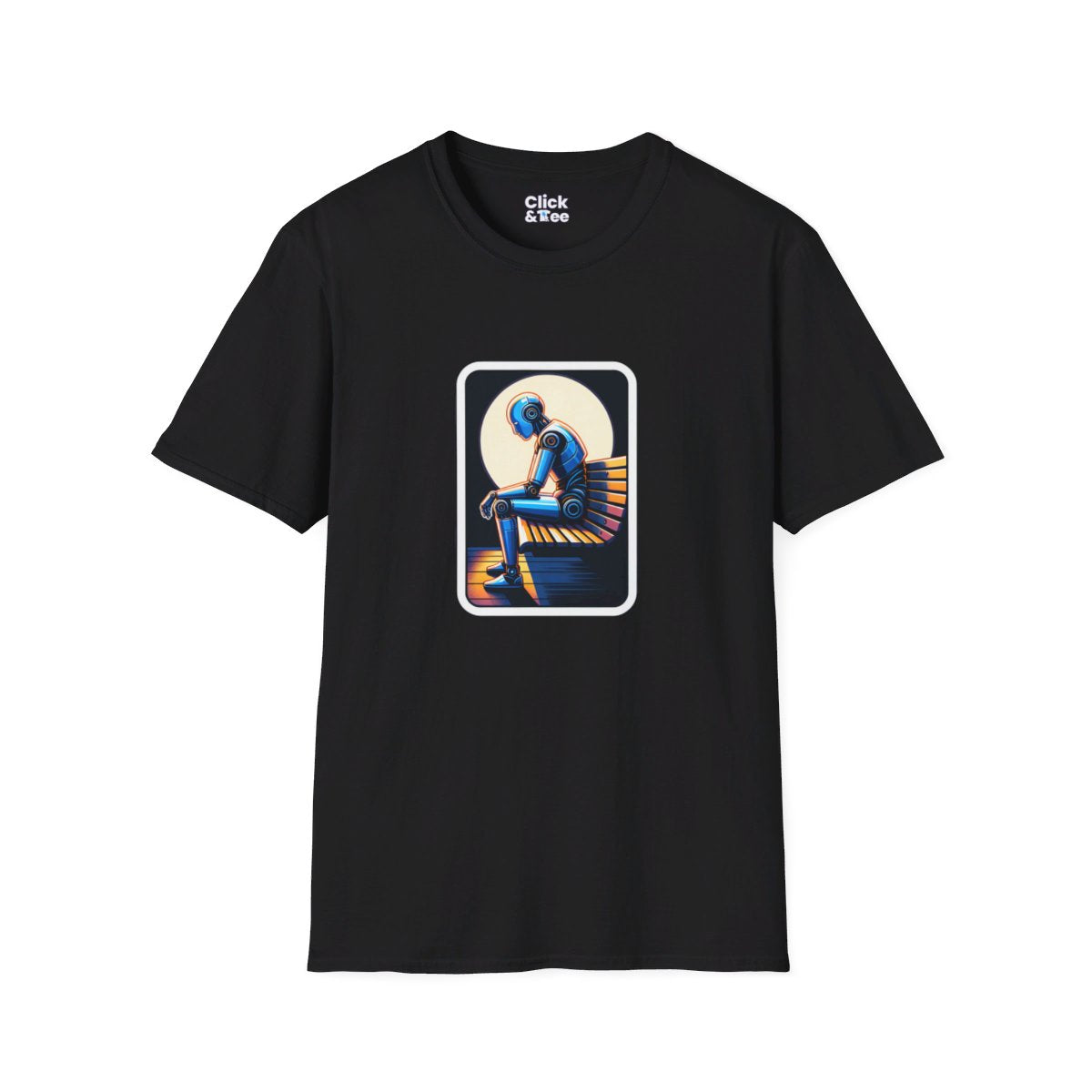 RealisticHumanoid AI Robot Unique T-Shirt Image 3