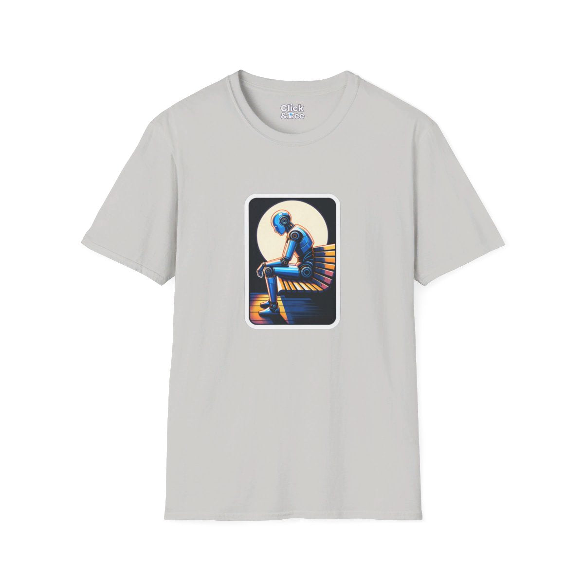 RealisticHumanoid AI Robot Unique T-Shirt Image 5