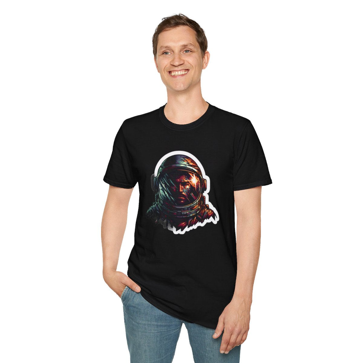 RealisticAstronaut Explorer Unique T-Shirt Image 4