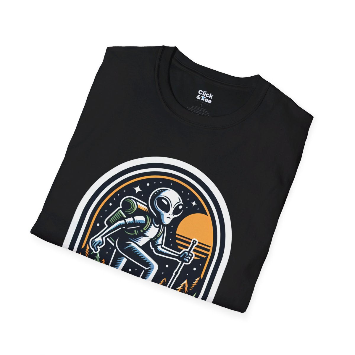 RetroAlien Unique T-Shirt Image 1