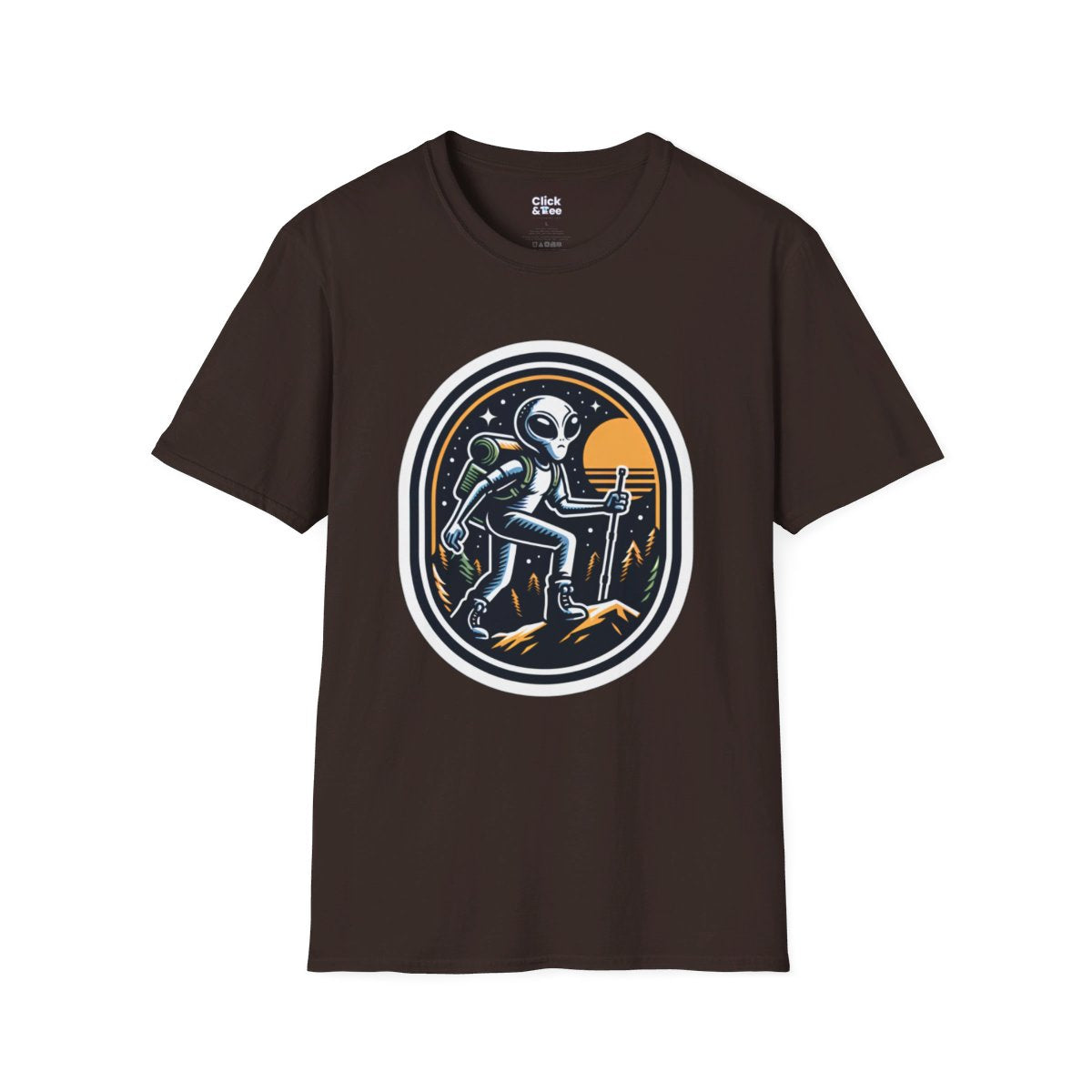 RetroAlien Unique T-Shirt Image 10