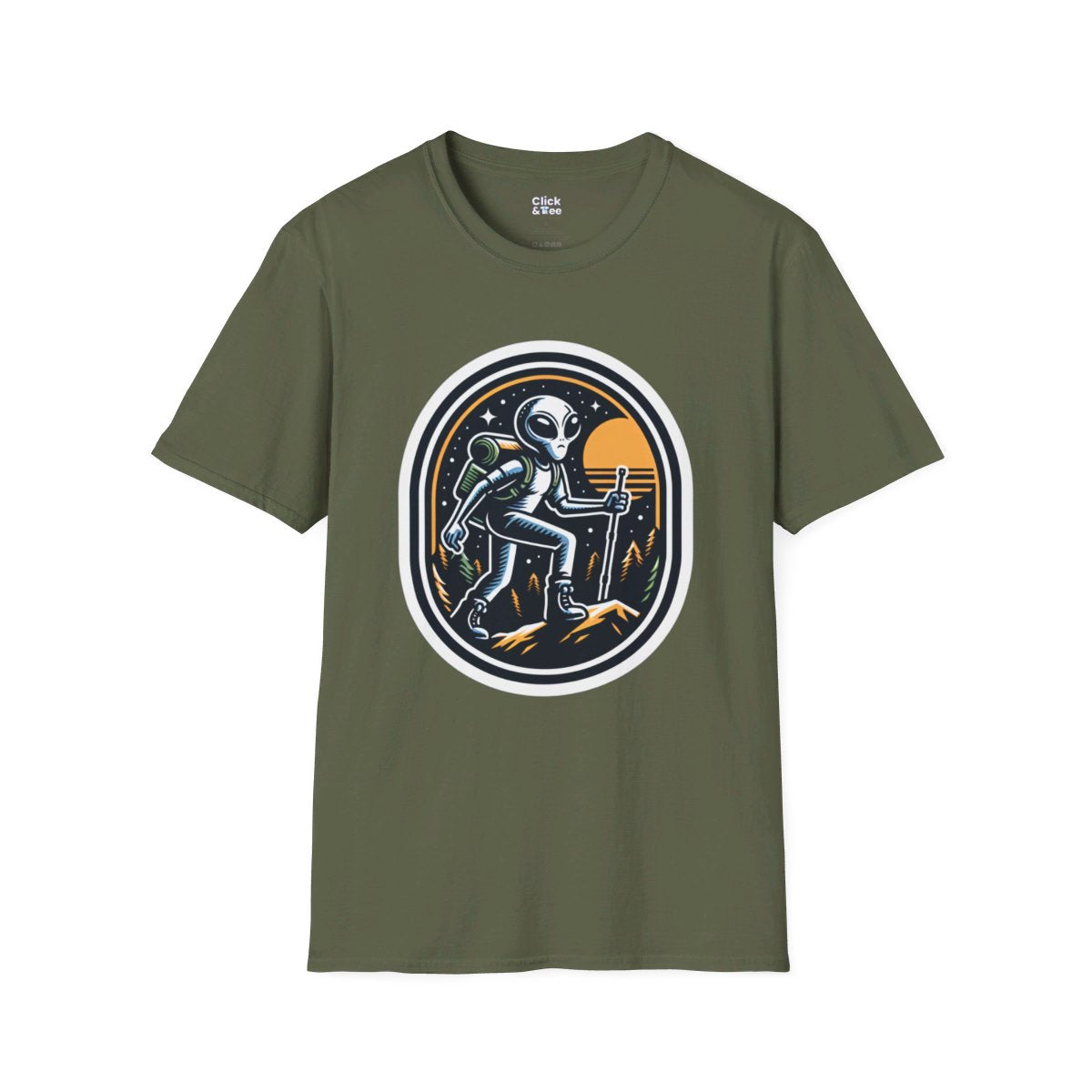 RetroAlien Unique T-Shirt Image 11