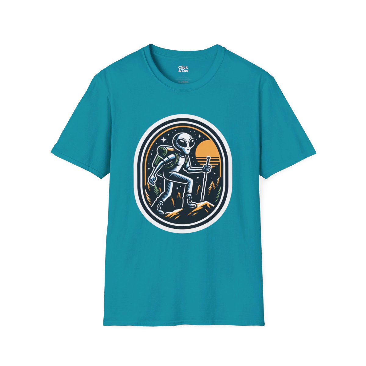 RetroAlien Unique T-Shirt Image 13