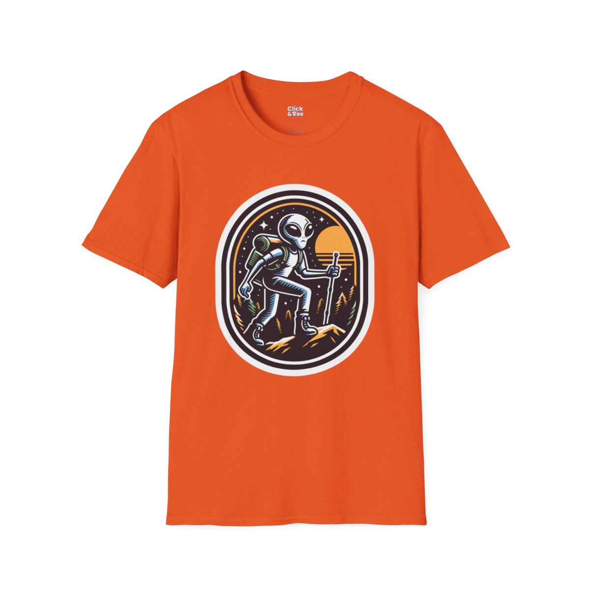 RetroAlien Unique T-Shirt Image 9