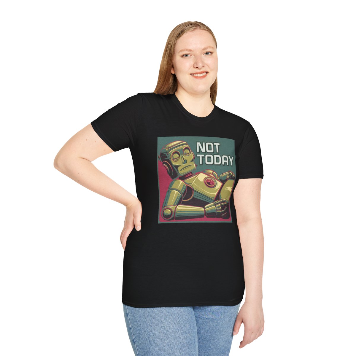 RetroRobot Unique T-Shirt Image 8