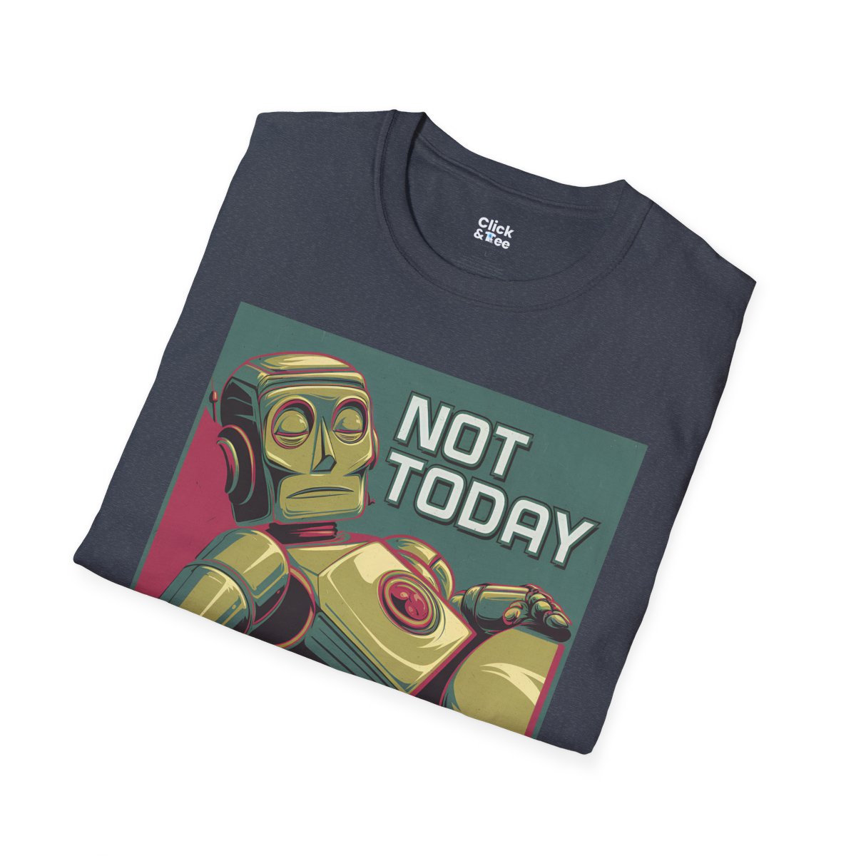 RetroRobot Unique T-Shirt Image 1