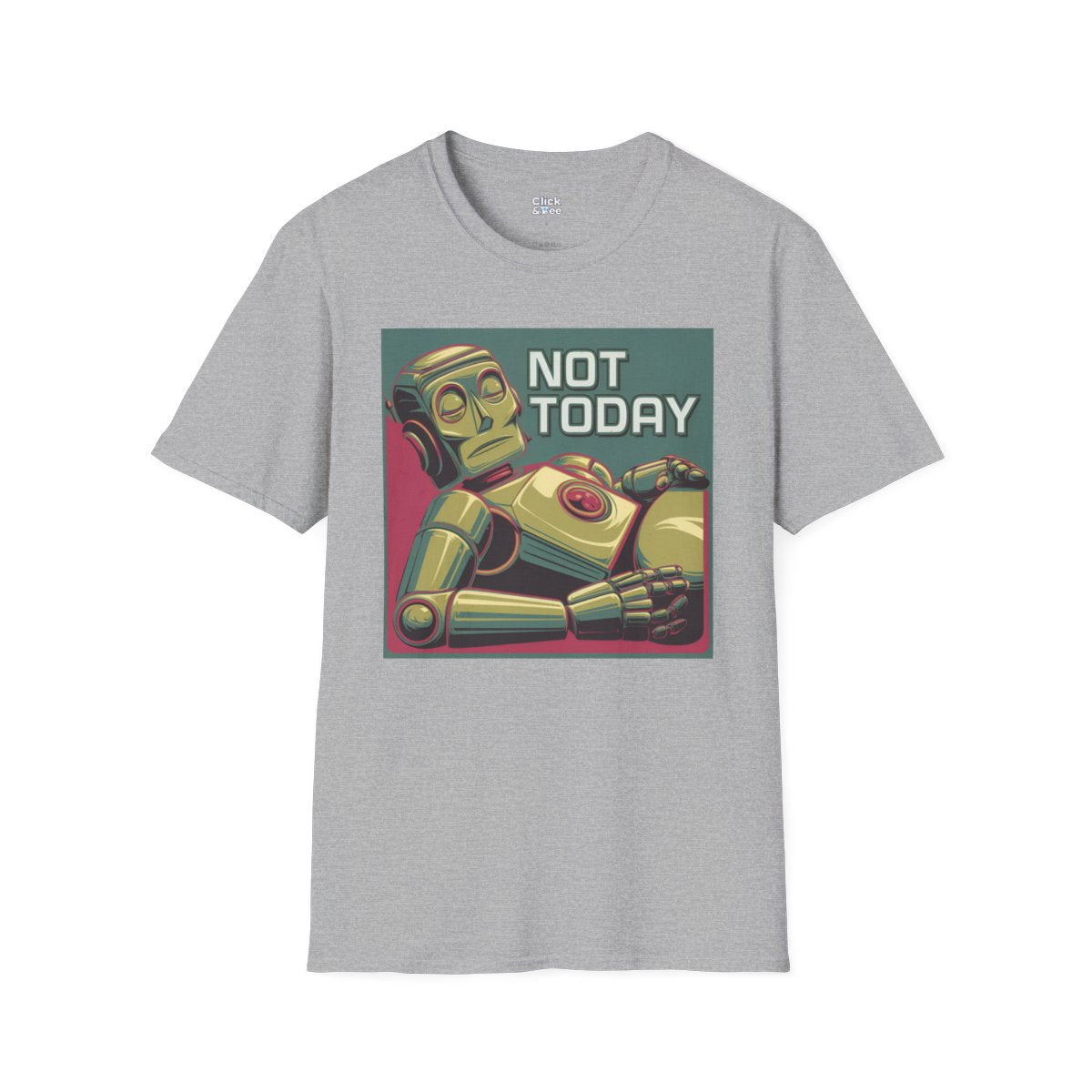 RetroRobot Unique T-Shirt Image 2