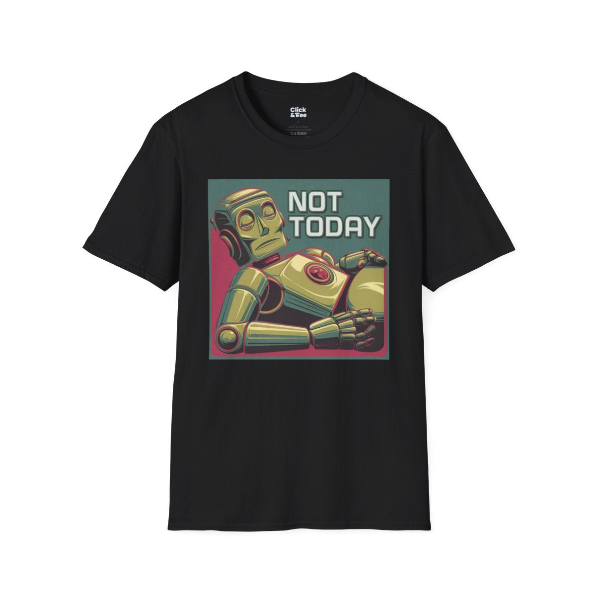 RetroRobot Unique T-Shirt Image 3