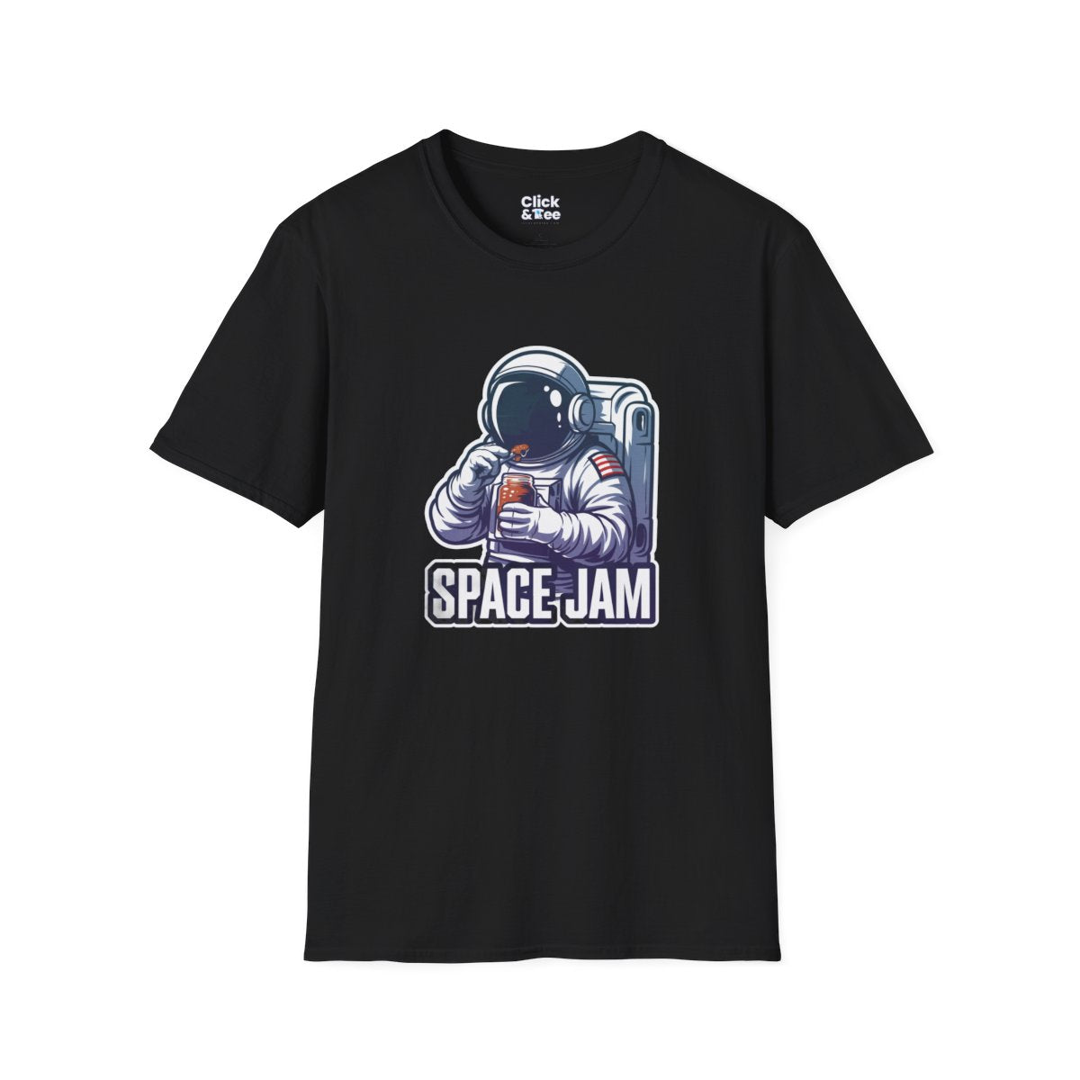 RetroAstronaut Unique T-Shirt Image 3