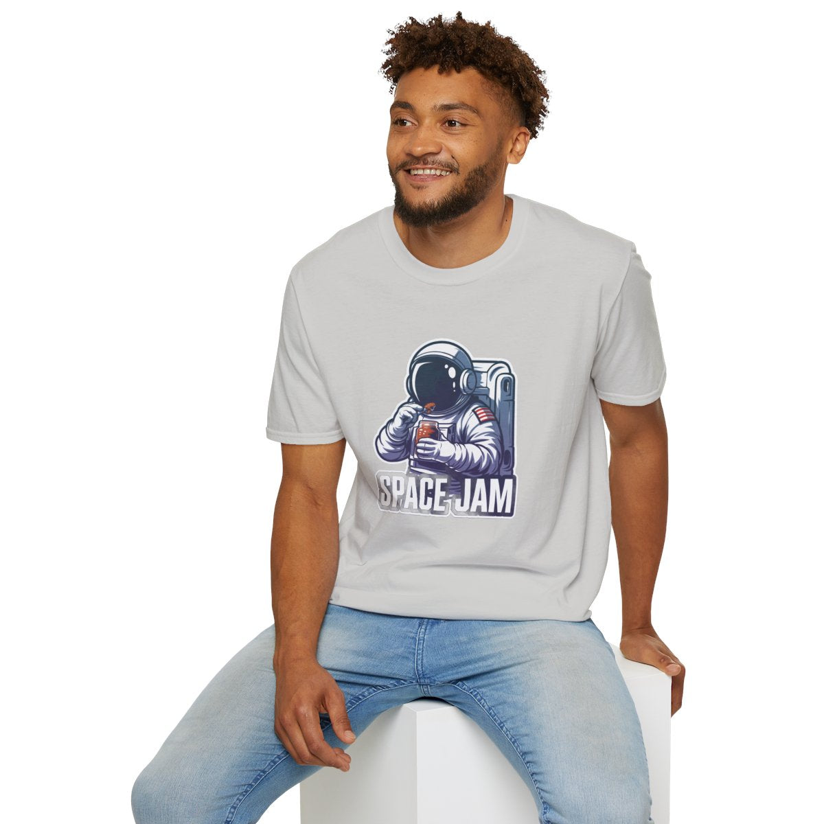 RetroAstronaut Unique T-Shirt Image 7
