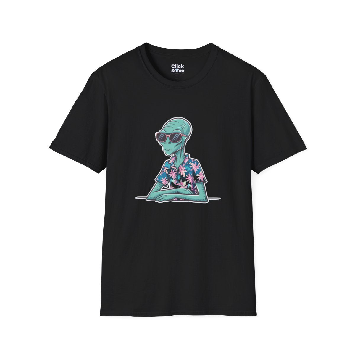 RetroAlien Unique T-Shirt Image 3