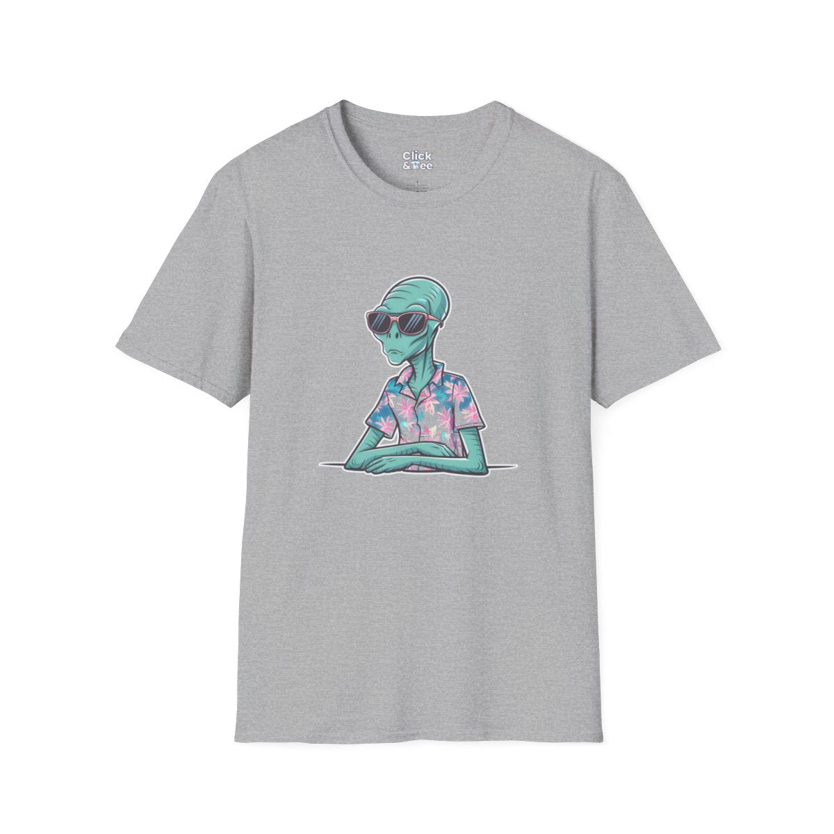 RetroAlien Unique T-Shirt Image 2