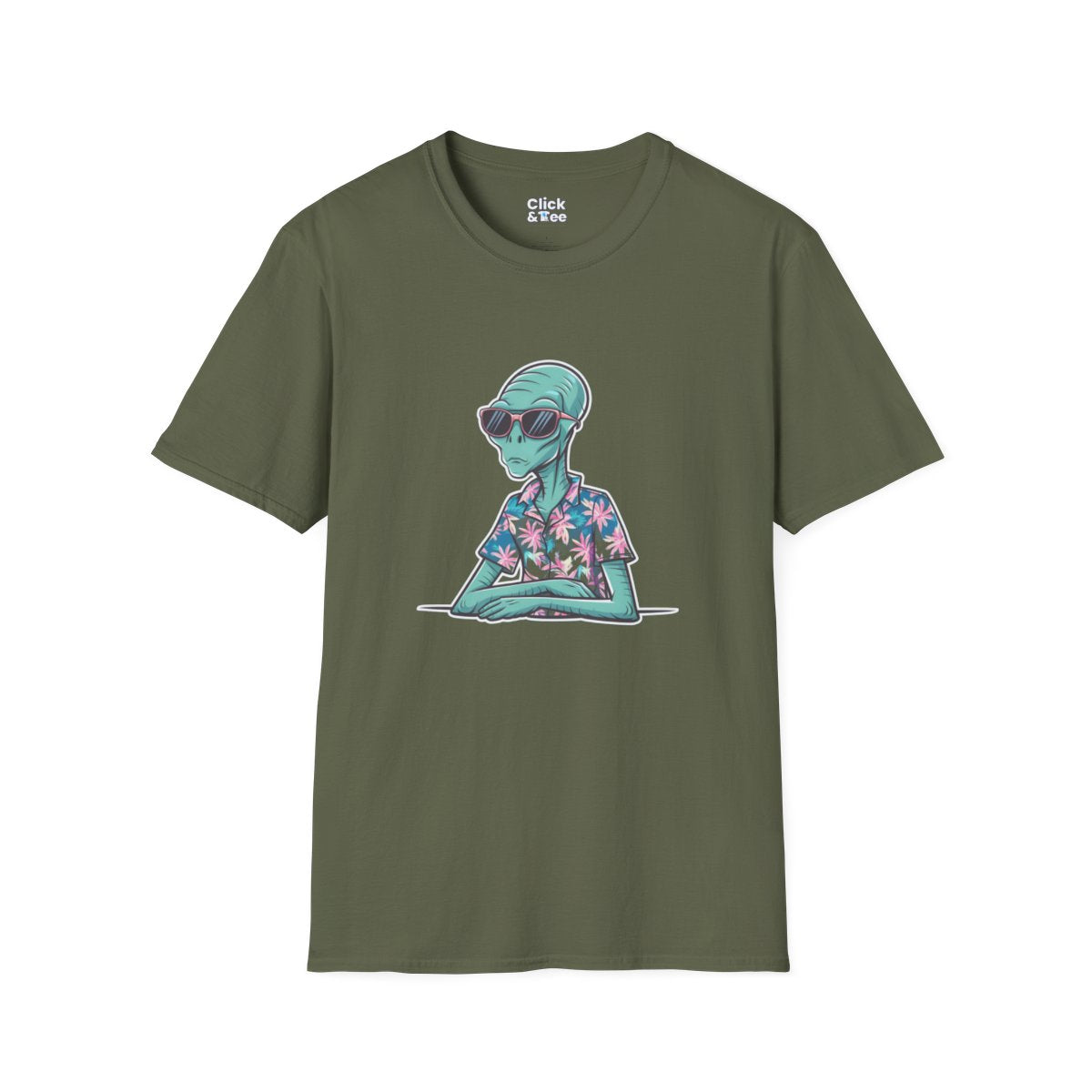 RetroAlien Unique T-Shirt Image 11
