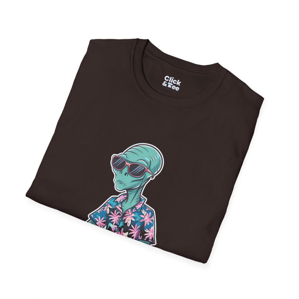 RetroAlien Unique T-Shirt Image 1