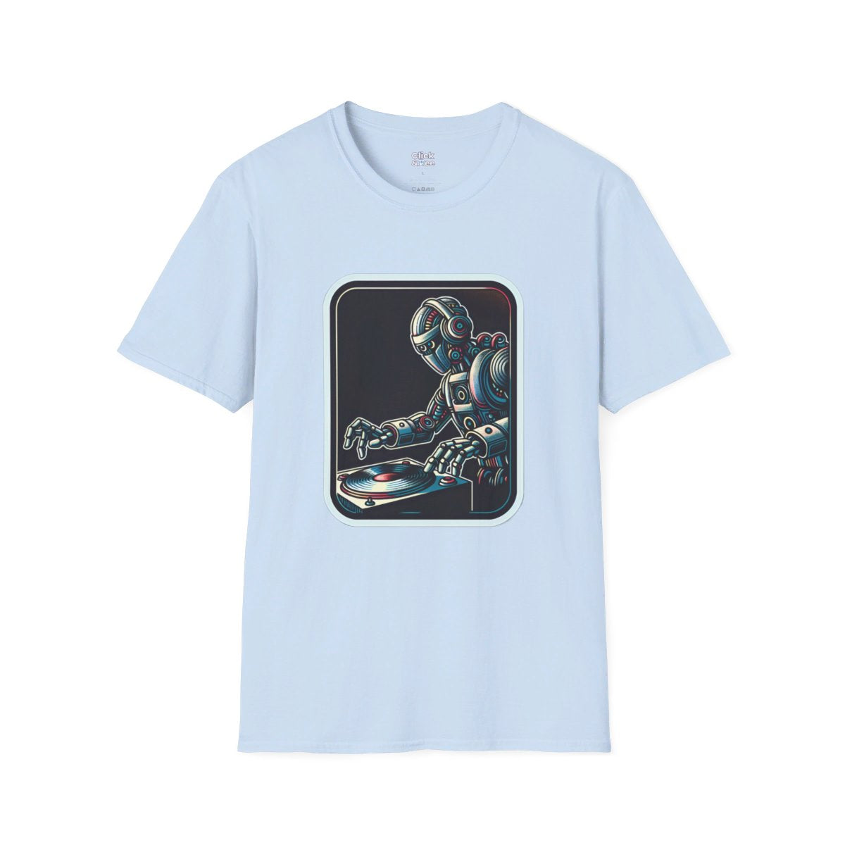 RetroRetro Futuristic Robot Unique T-Shirt Image 14