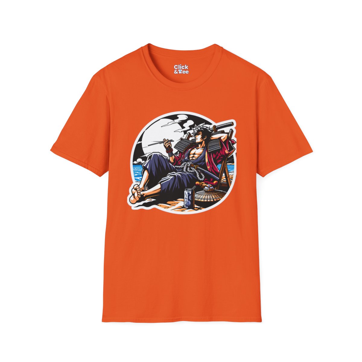 Shonen AnimeSamurai Warrior Unique T-Shirt Image 9