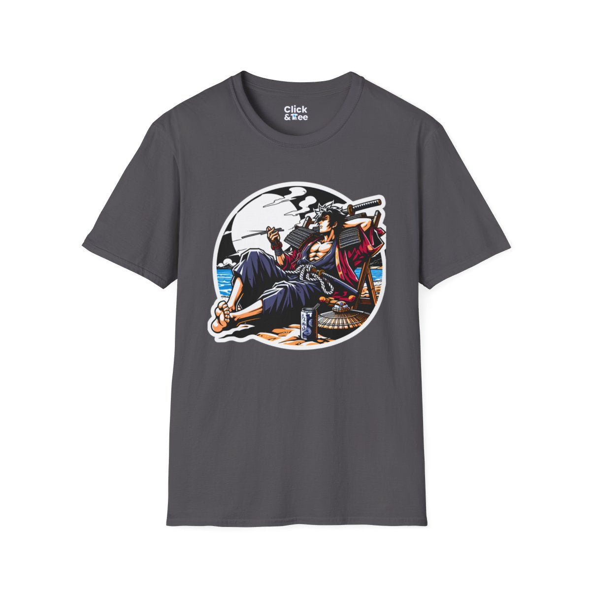 Shonen AnimeSamurai Warrior Unique T-Shirt Image 16