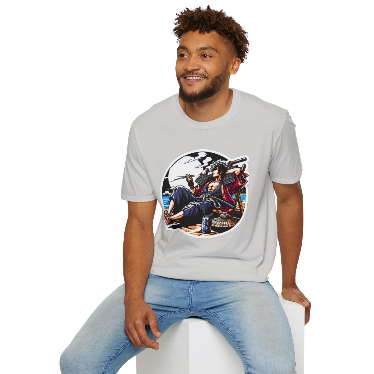 Shonen AnimeSamurai Warrior Unique T-Shirt Image 7