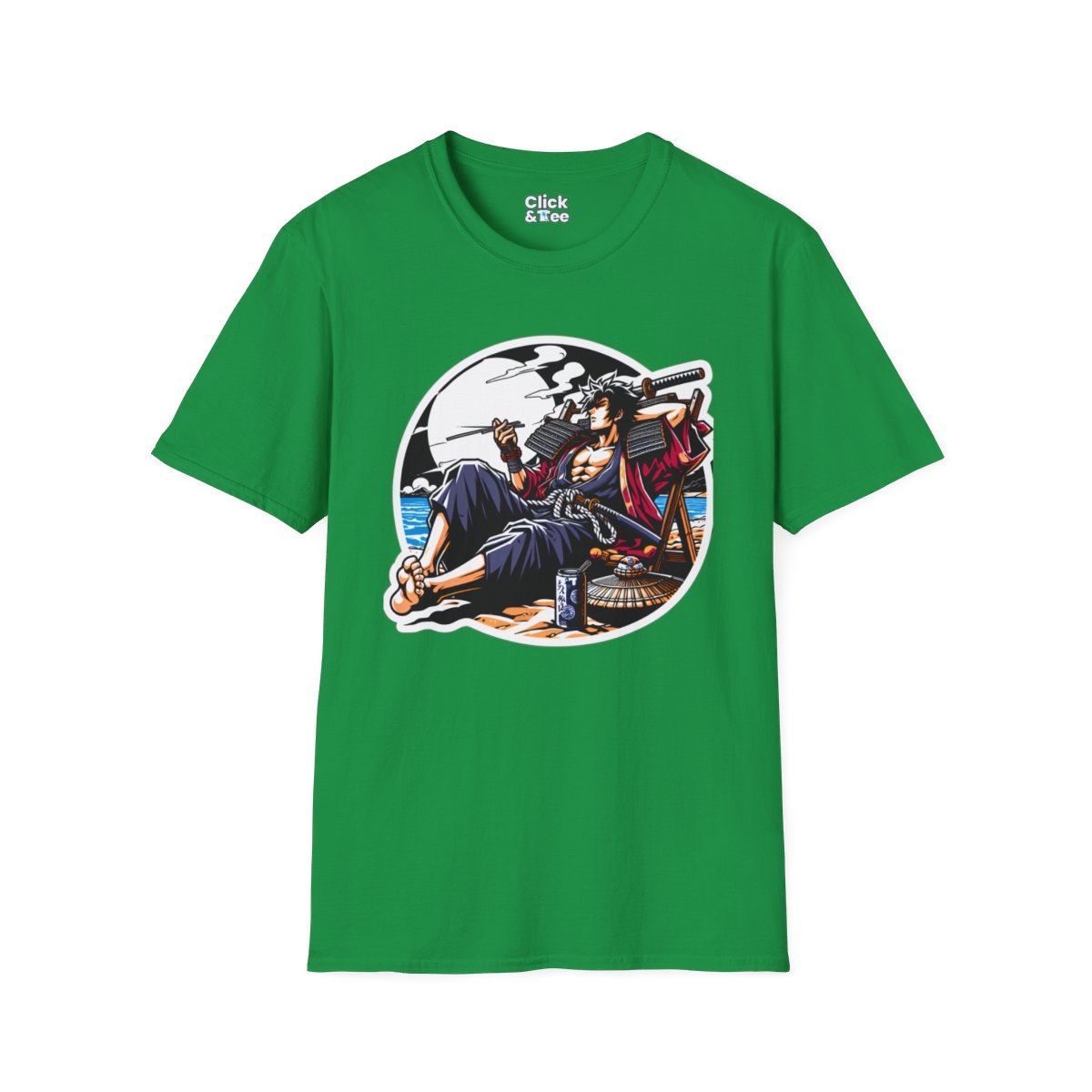 Shonen AnimeSamurai Warrior Unique T-Shirt Image 12