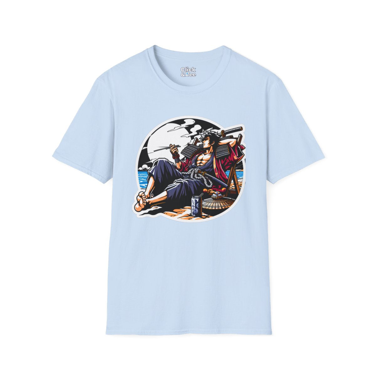 Shonen AnimeSamurai Warrior Unique T-Shirt Image 14