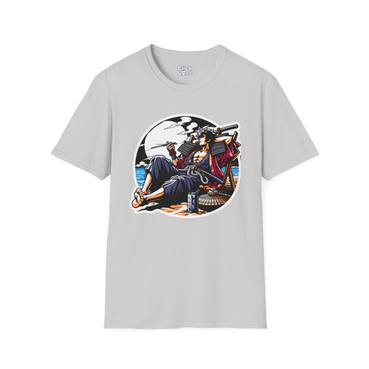 Shonen AnimeSamurai Warrior Unique T-Shirt Image 5