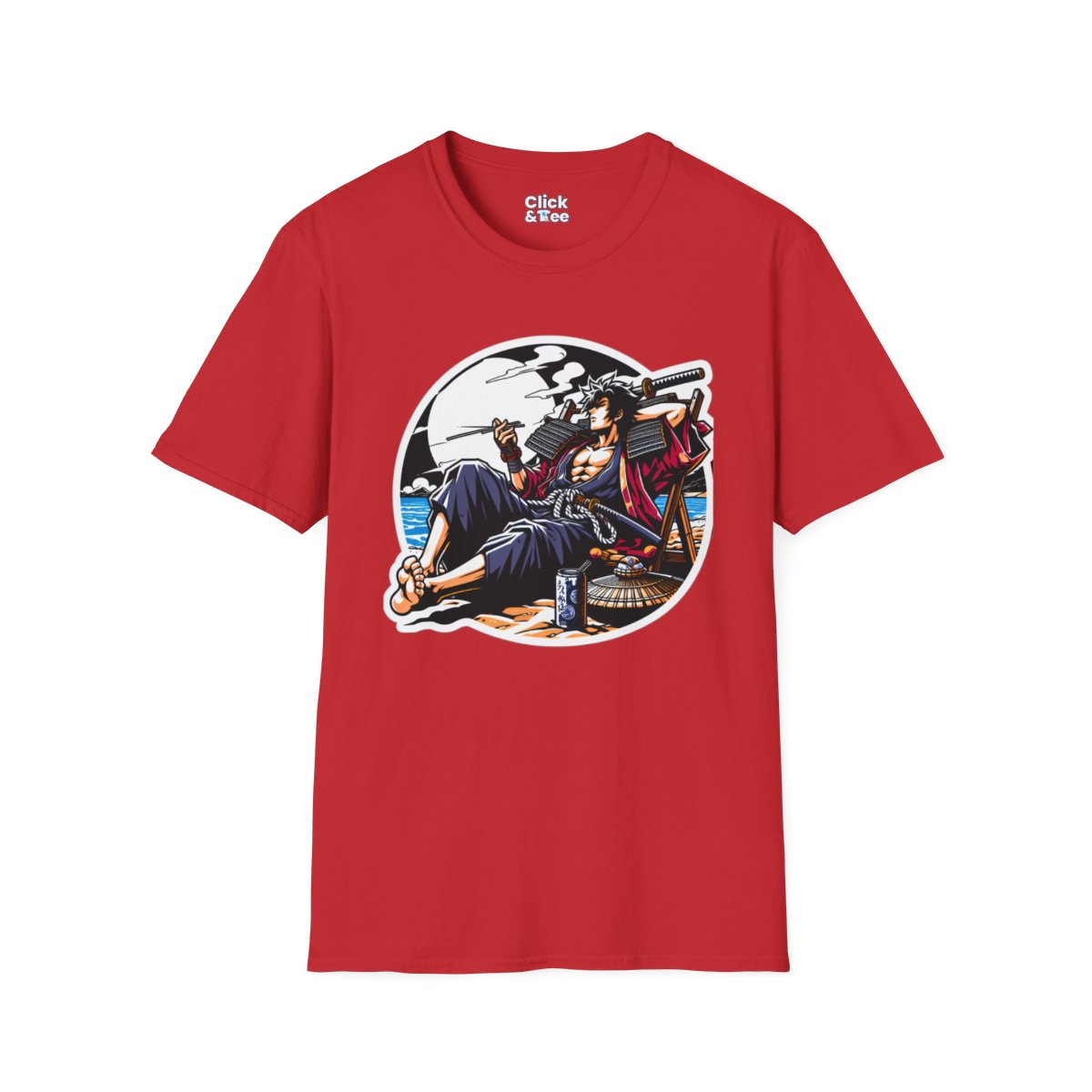 Shonen AnimeSamurai Warrior Unique T-Shirt Image 20