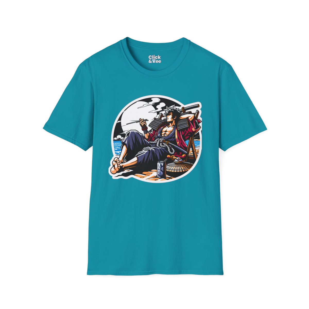 Shonen AnimeSamurai Warrior Unique T-Shirt Image 13