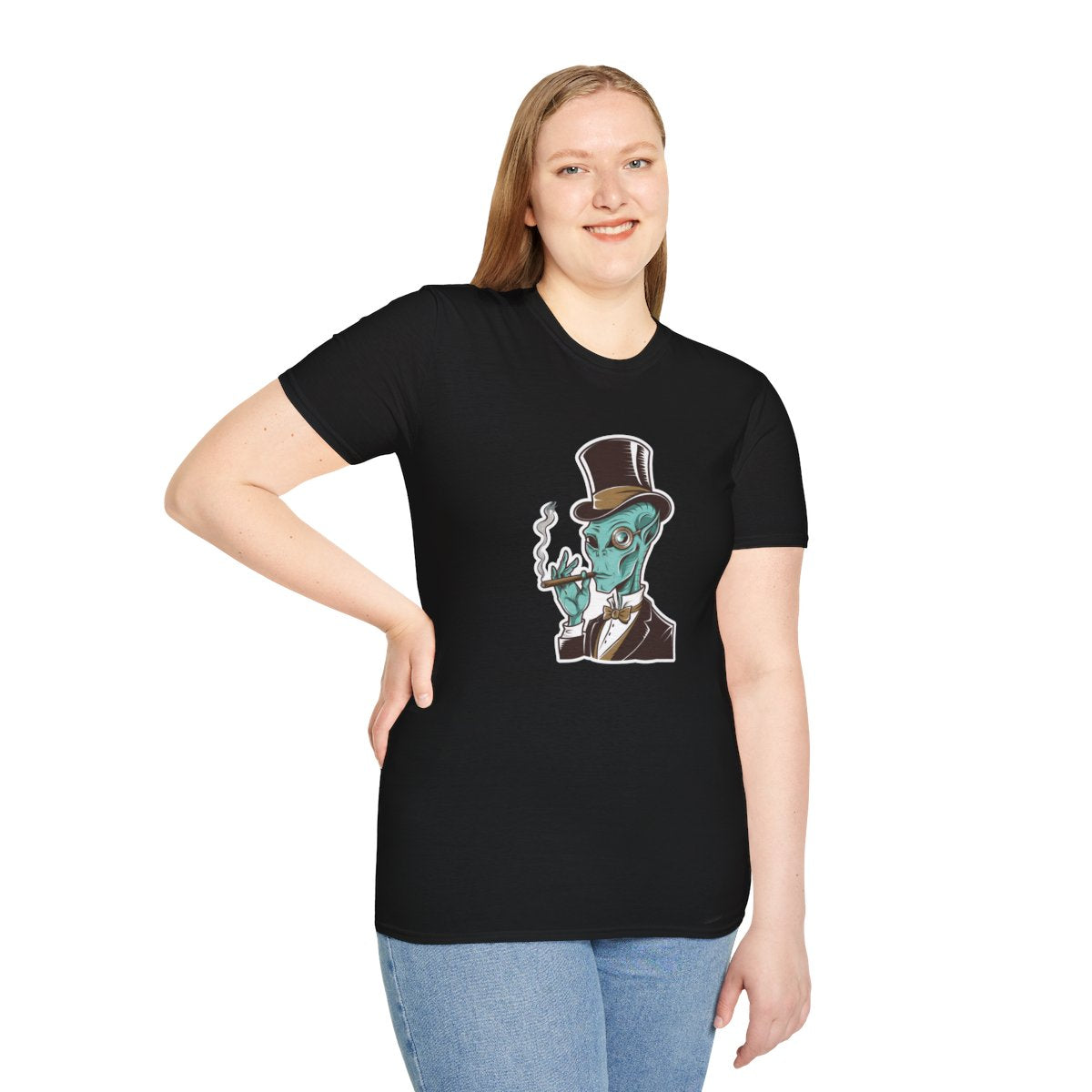 SteampunkTrendy Alien Unique T-Shirt Image 8