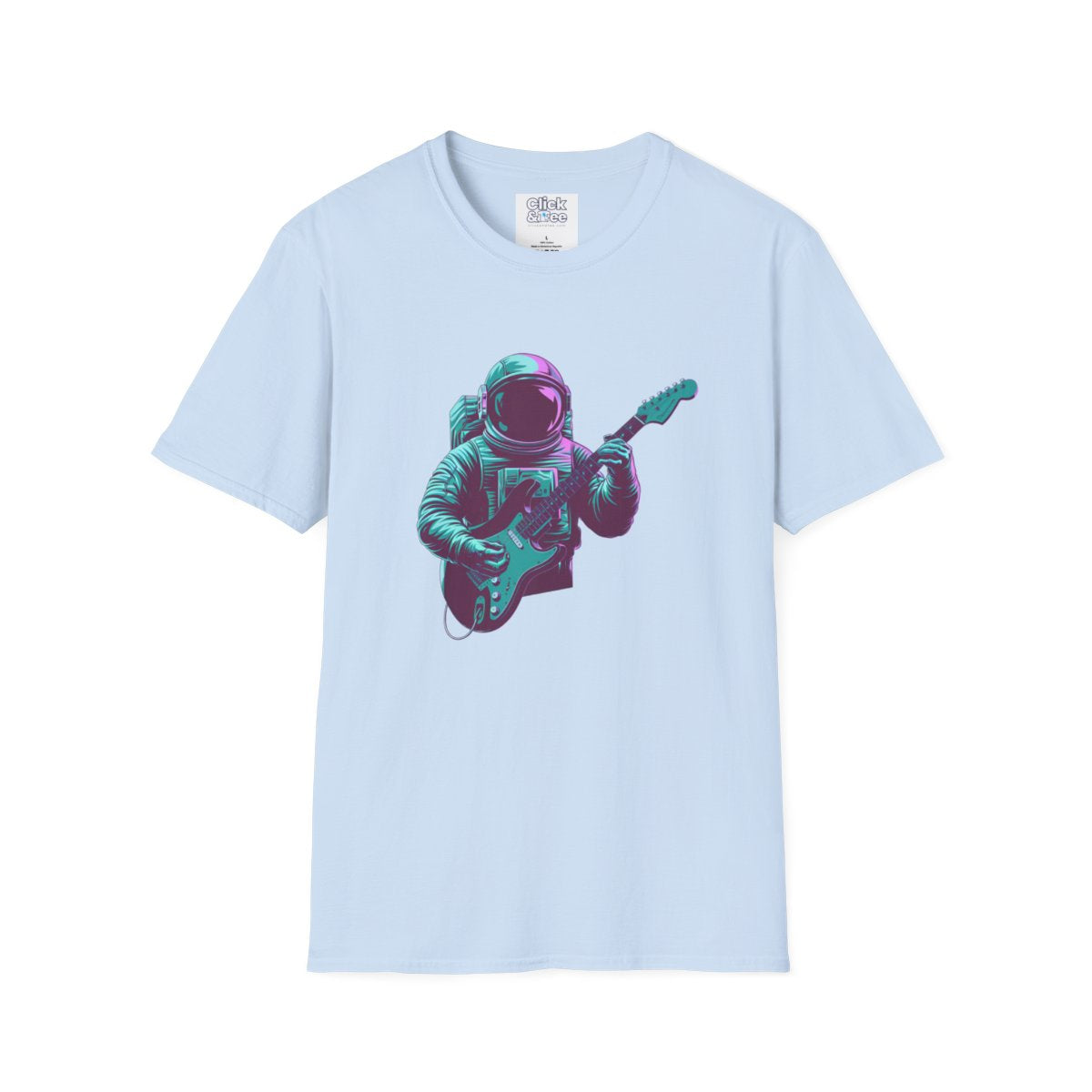 SynthwaveRetro-Futuristic Astronaut Unique T-Shirt Image 14