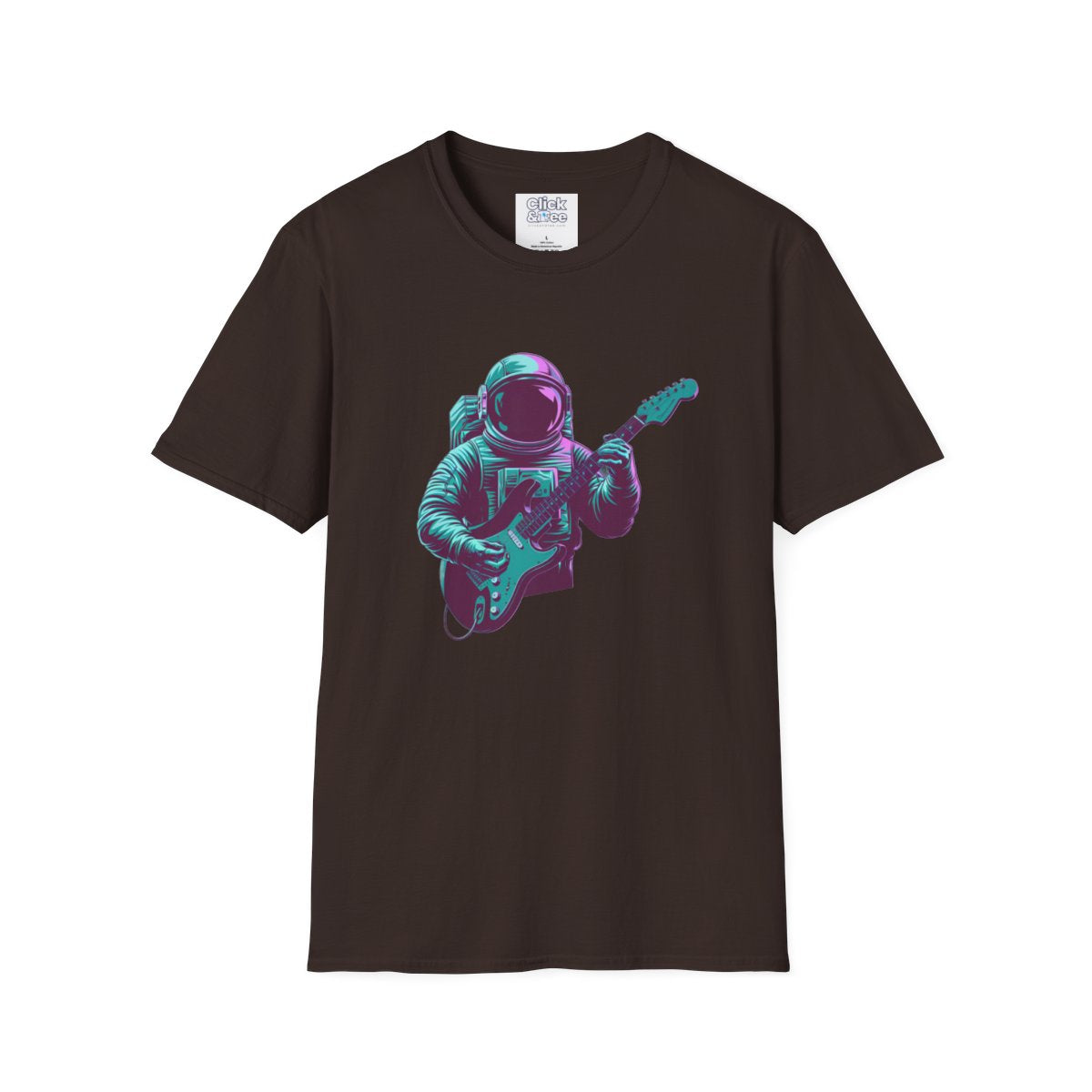SynthwaveRetro-Futuristic Astronaut Unique T-Shirt Image 10