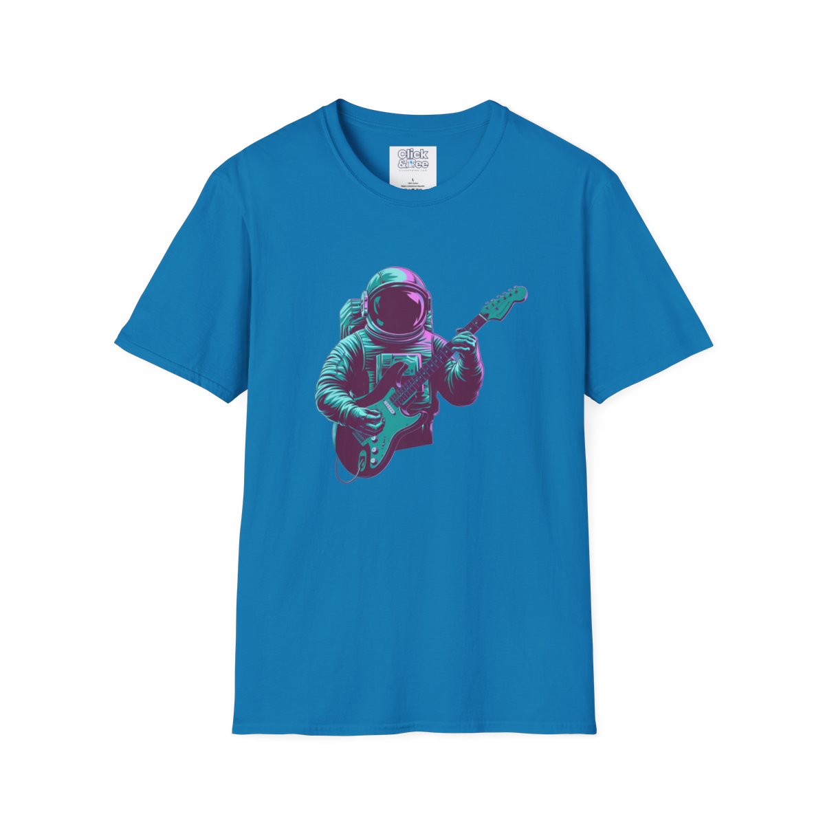 SynthwaveRetro-Futuristic Astronaut Unique T-Shirt Image 15